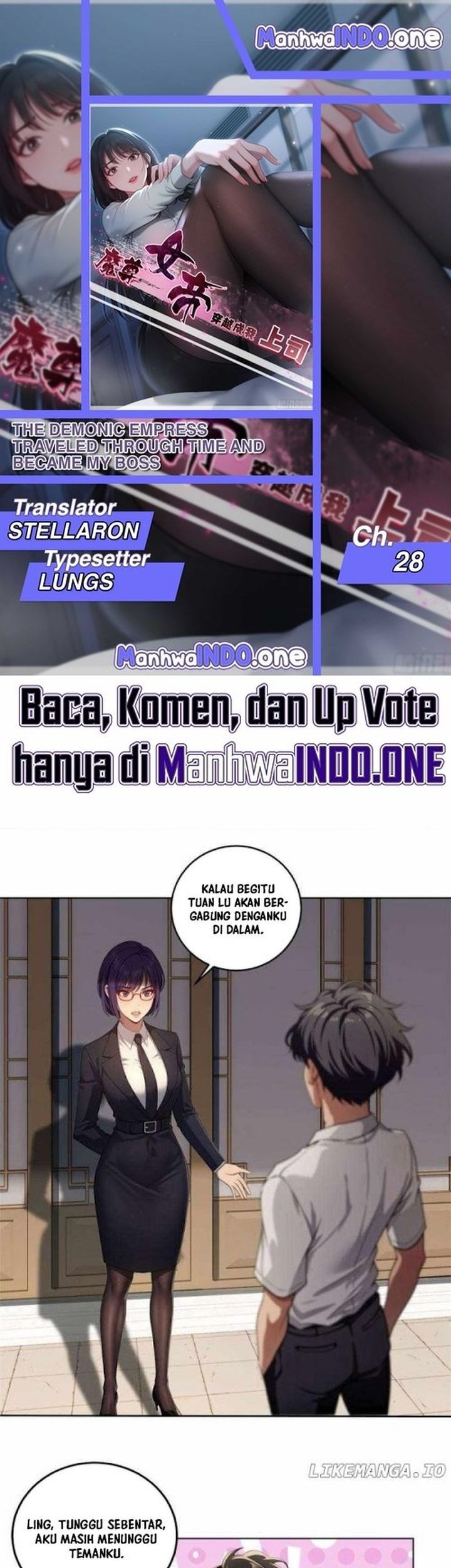 Baca Komik The Demonic Empress Traveled Through Time And Became My Boss Chapter 28 Gambar 1