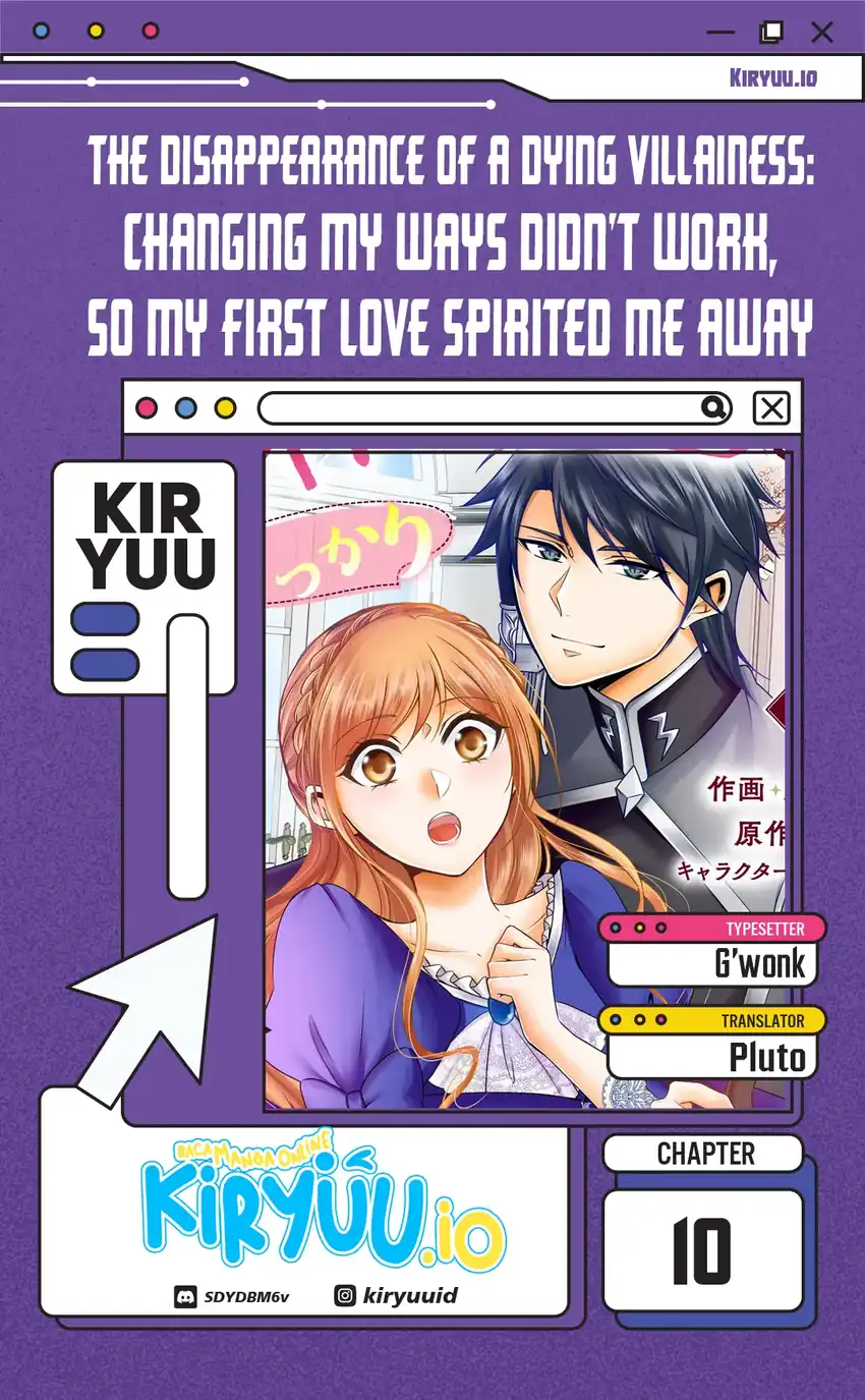 Komik The Disappearance of a Dying Villainess: Changing My Ways Didn’t Work, So My First Love Spirited Me Away Chapter 10 gambar 1