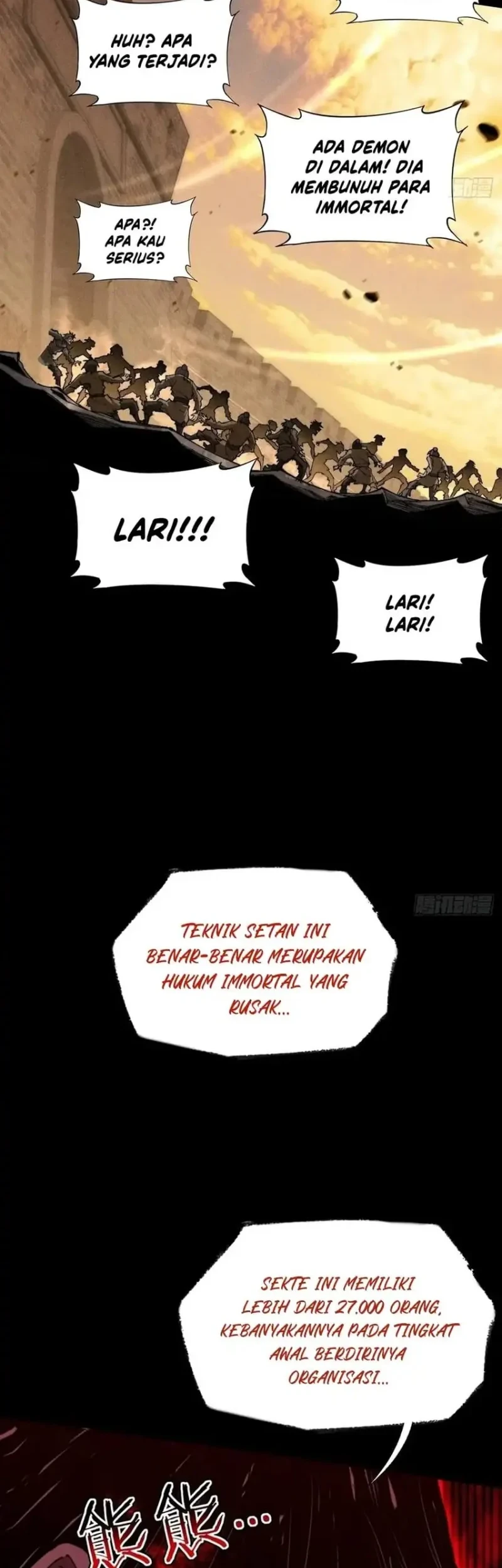 The Divine Path in Eternal Darkness Chapter 47 Gambar 30