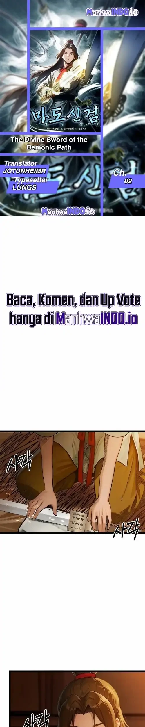 Komik The Divine Sword of the Demonic Path Chapter 2 gambar nomor 1