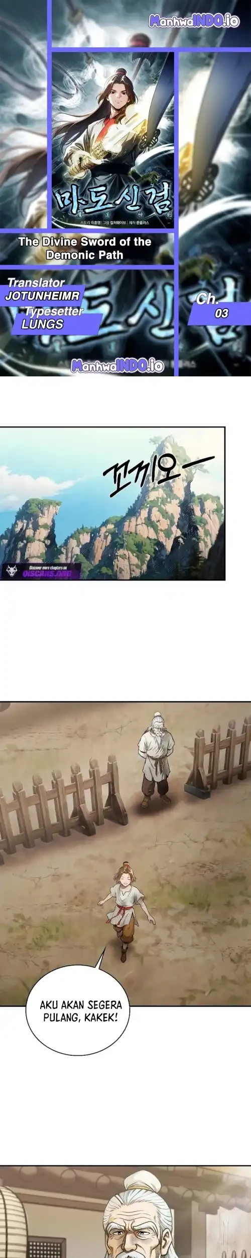 Komik The Divine Sword of the Demonic Path Chapter 3 gambar nomor 1