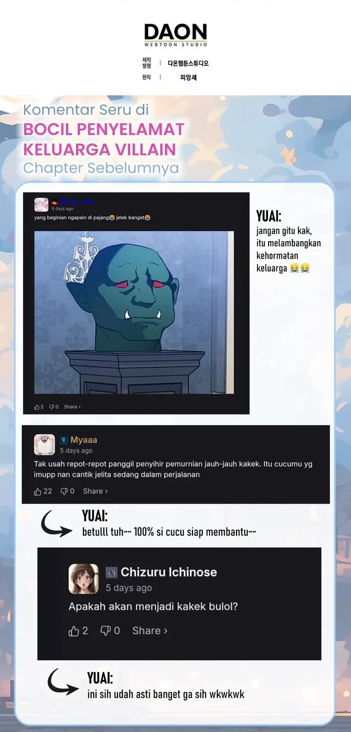 The Dutiful Kid Who Saved the Villainous Family Chapter 30 Gambar 74