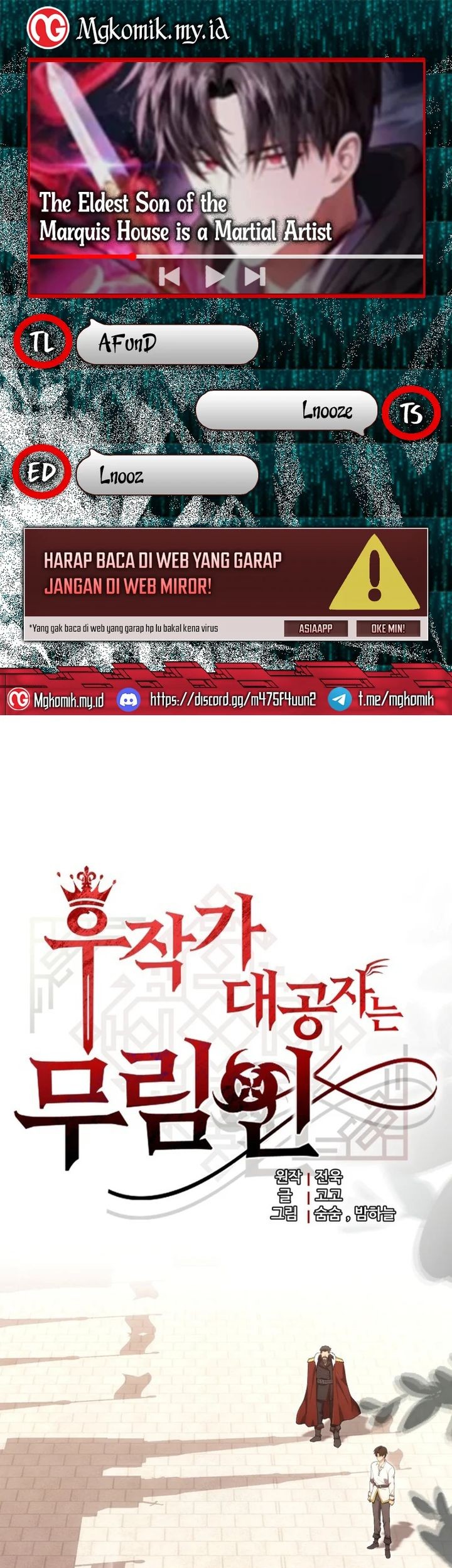 Baca Komik The Eldest Son of the Marquis House is a Martial Artist Chapter 10 Gambar 1