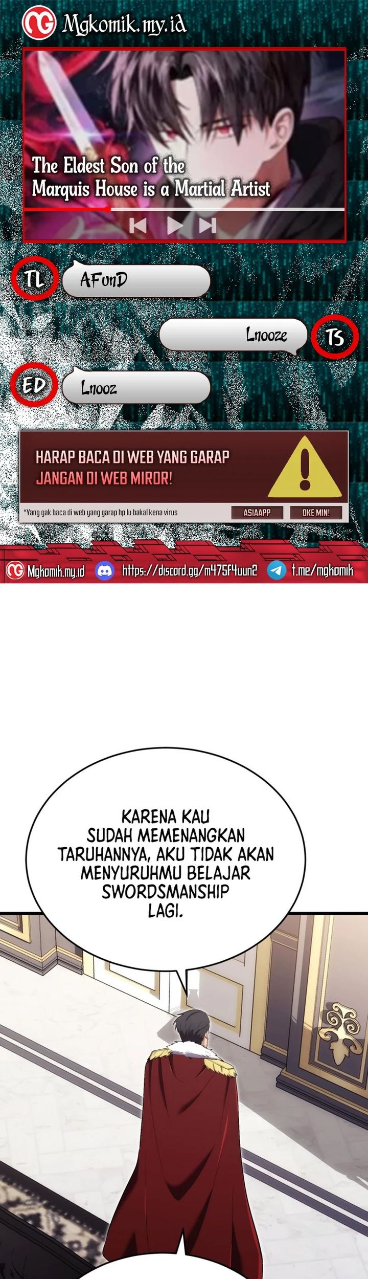 Baca Komik The Eldest Son of the Marquis House is a Martial Artist Chapter 11 Gambar 1