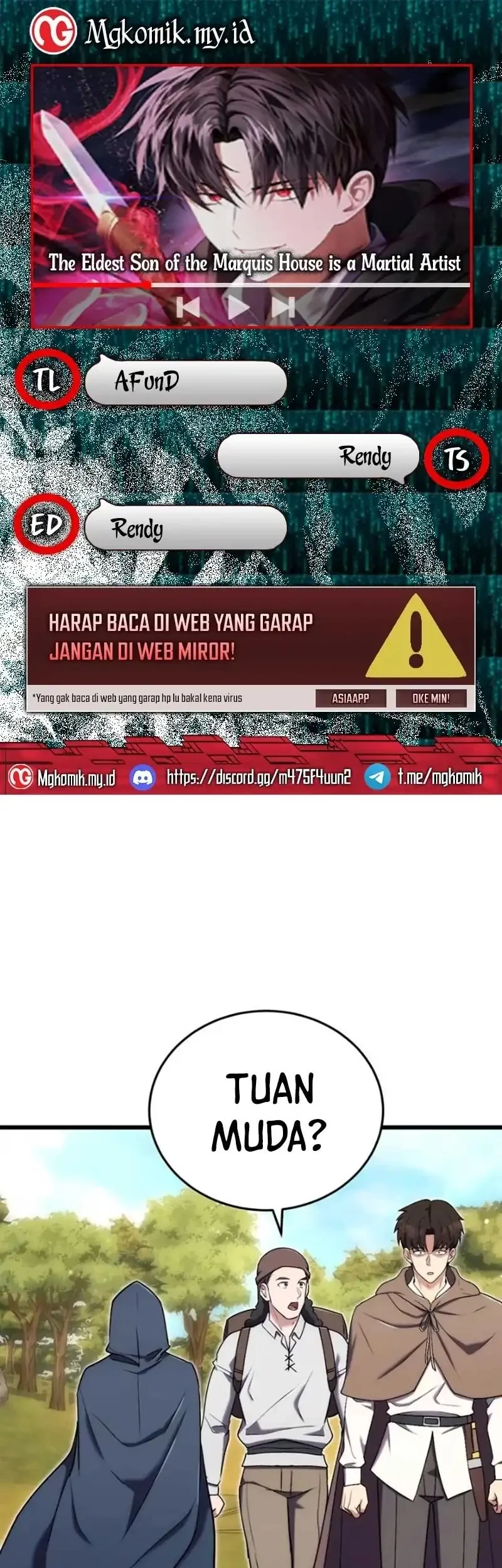 Baca Komik The Eldest Son of the Marquis House is a Martial Artist Chapter 20 Gambar 1