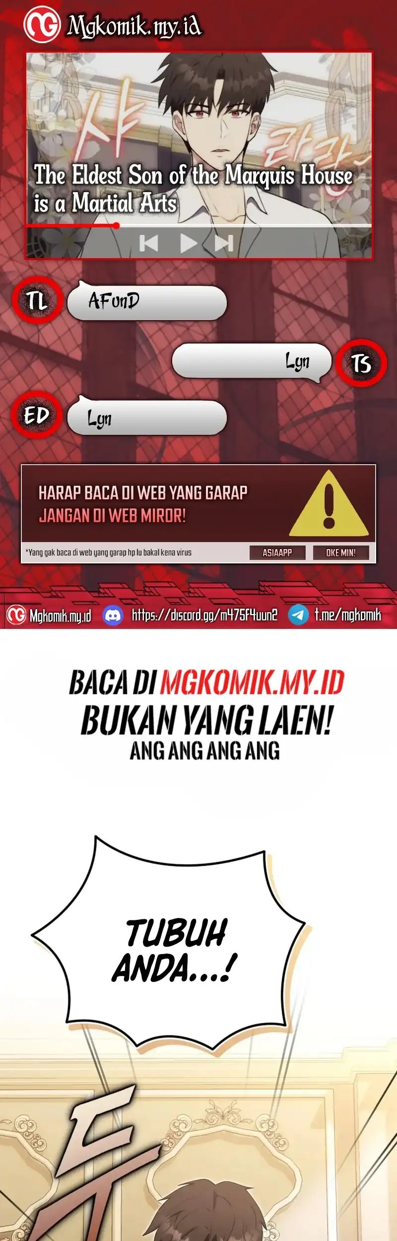 Baca Komik The Eldest Son of the Marquis House is a Martial Artist Chapter 6 Gambar 1