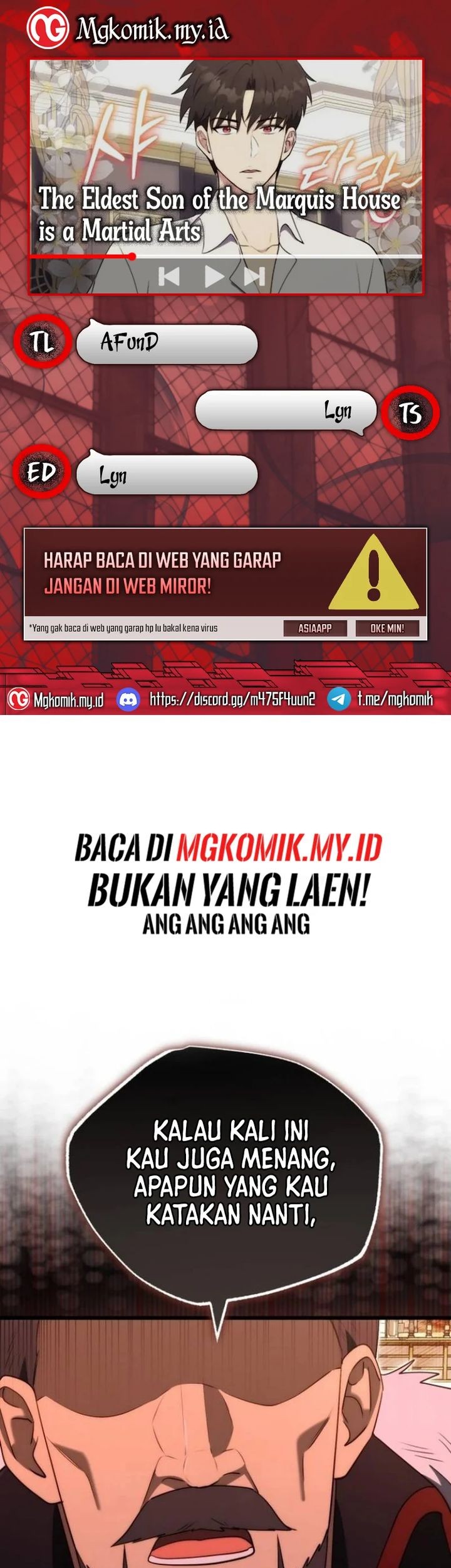 Baca Komik The Eldest Son of the Marquis House is a Martial Artist Chapter 9 Gambar 1