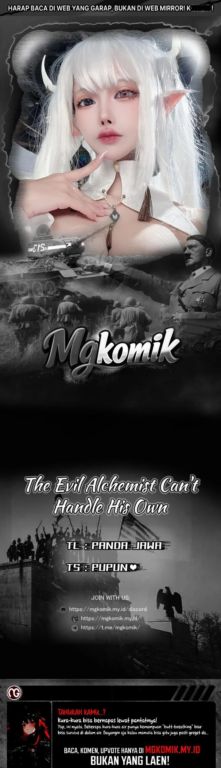 Komik The Evil Alchemist Can’t Handle His Own Experiment Chapter 104 gambar 1