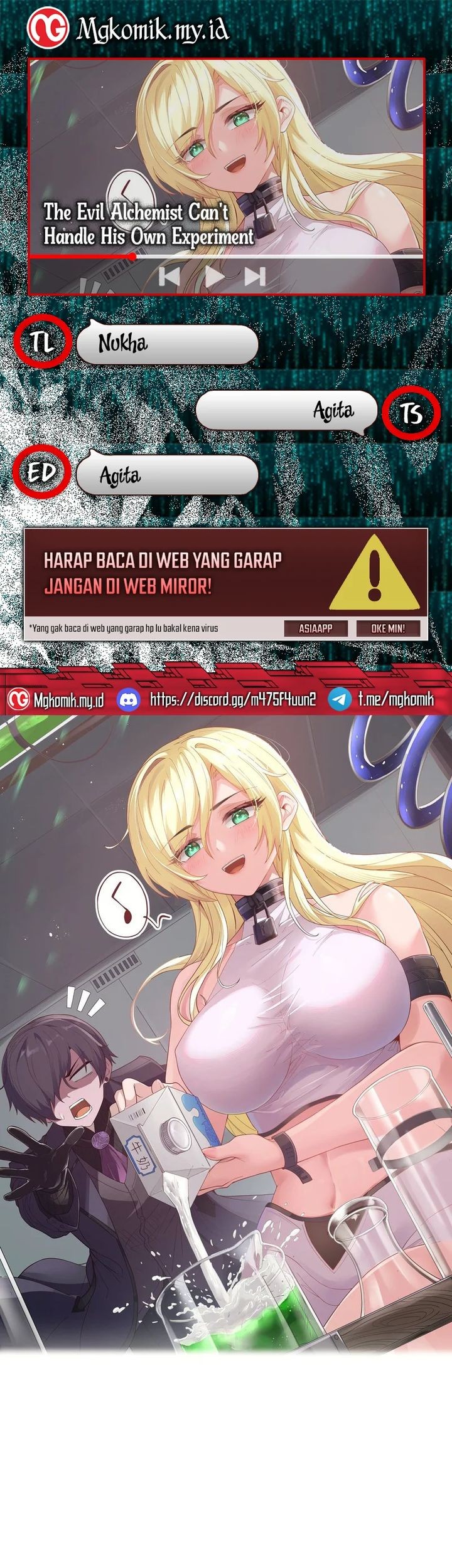 Baca Komik The Evil Alchemist Can’t Handle His Own Experiment Chapter 2 Gambar 1