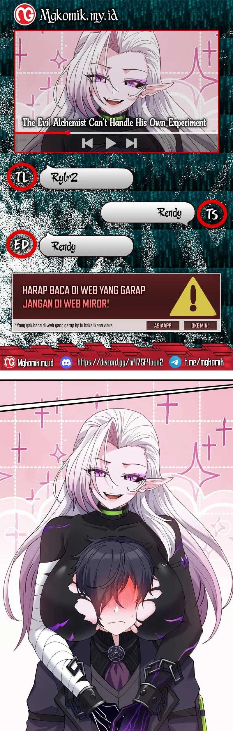 Baca Komik The Evil Alchemist Can’t Handle His Own Experiment Chapter 32 Gambar 1