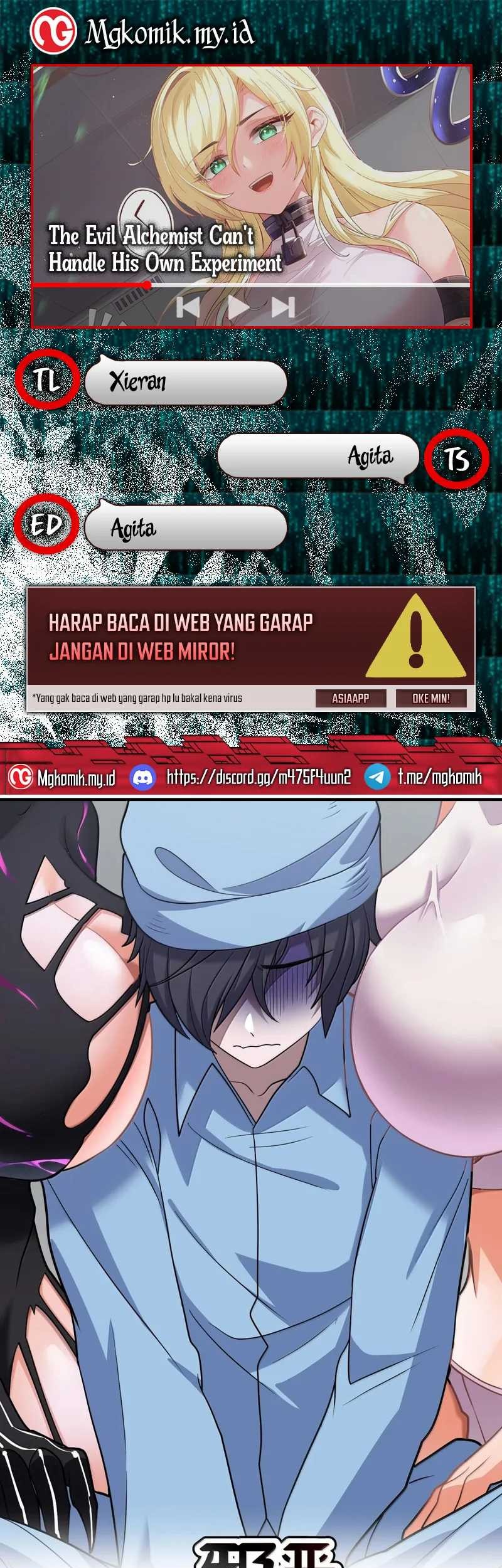 Baca Komik The Evil Alchemist Can’t Handle His Own Experiment Chapter 35 Gambar 1