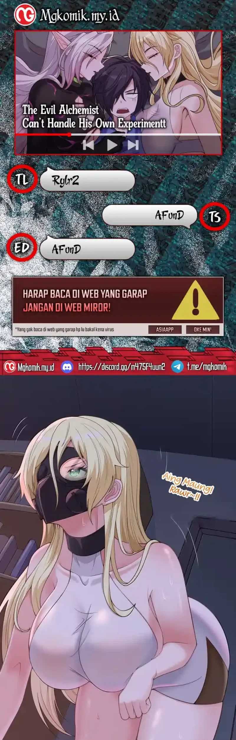Baca Komik The Evil Alchemist Can’t Handle His Own Experiment Chapter 37 Gambar 1