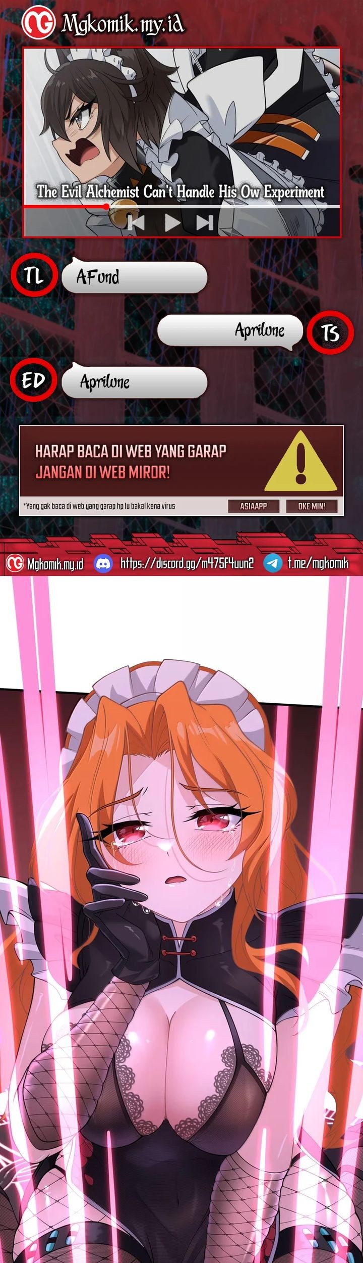 Baca Komik The Evil Alchemist Can’t Handle His Own Experiment Chapter 50 Gambar 1