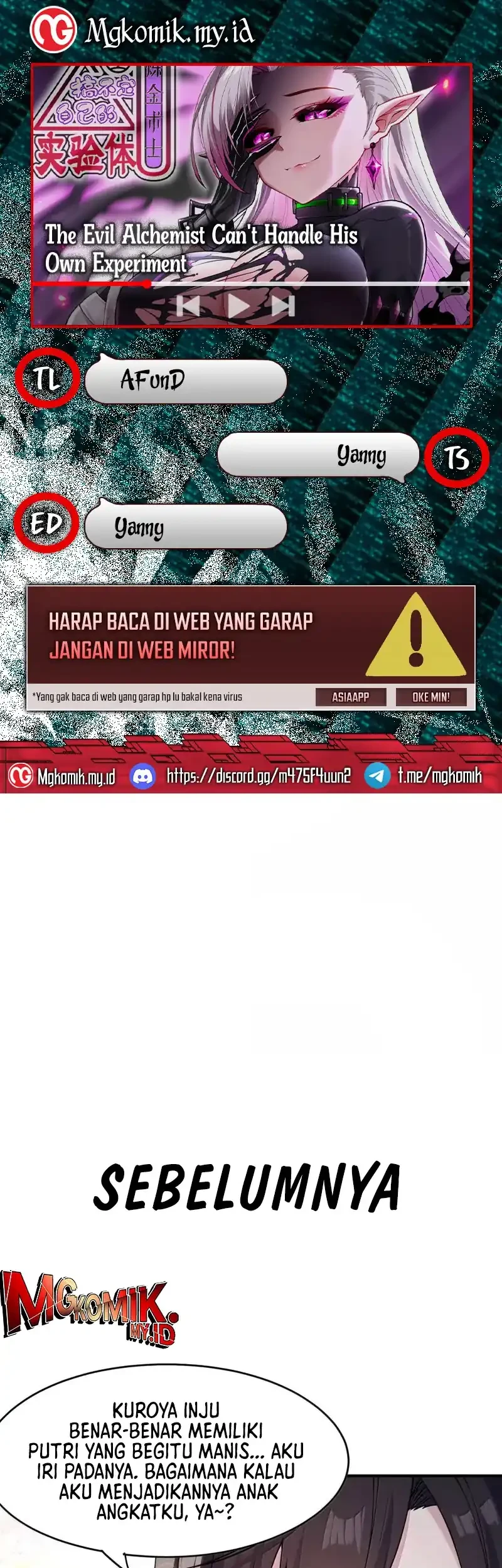 the evil alchemist cant handle his own experiment chapter 68 - Page 1