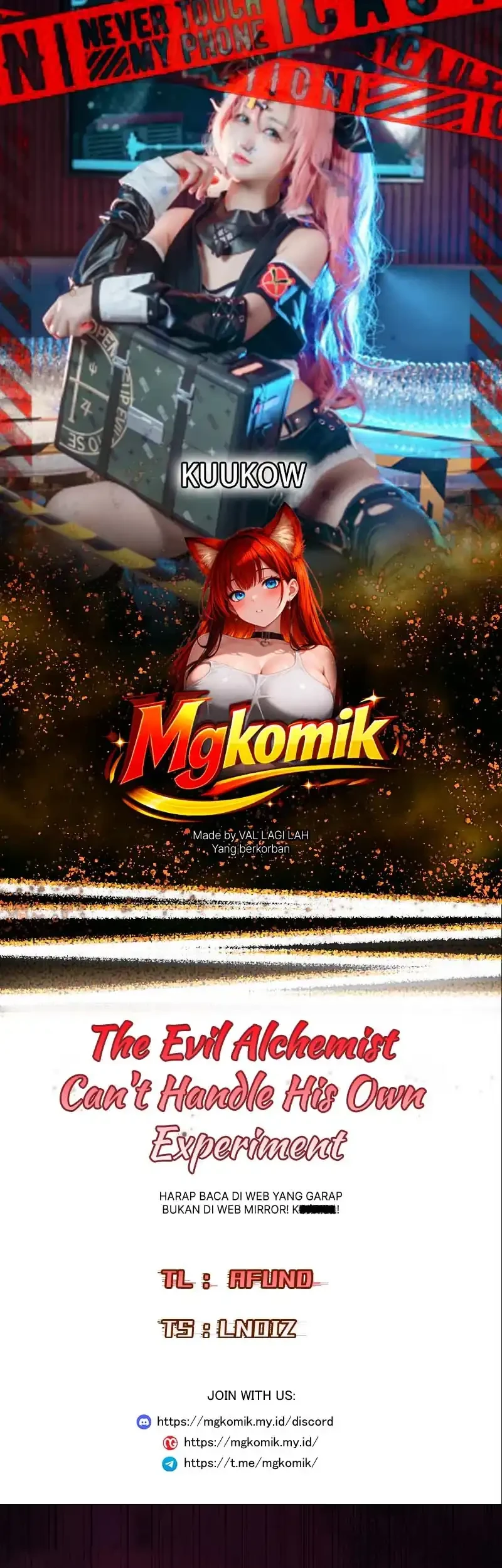 Komik The Evil Alchemist Can’t Handle His Own Experiment Chapter 73 gambar 1