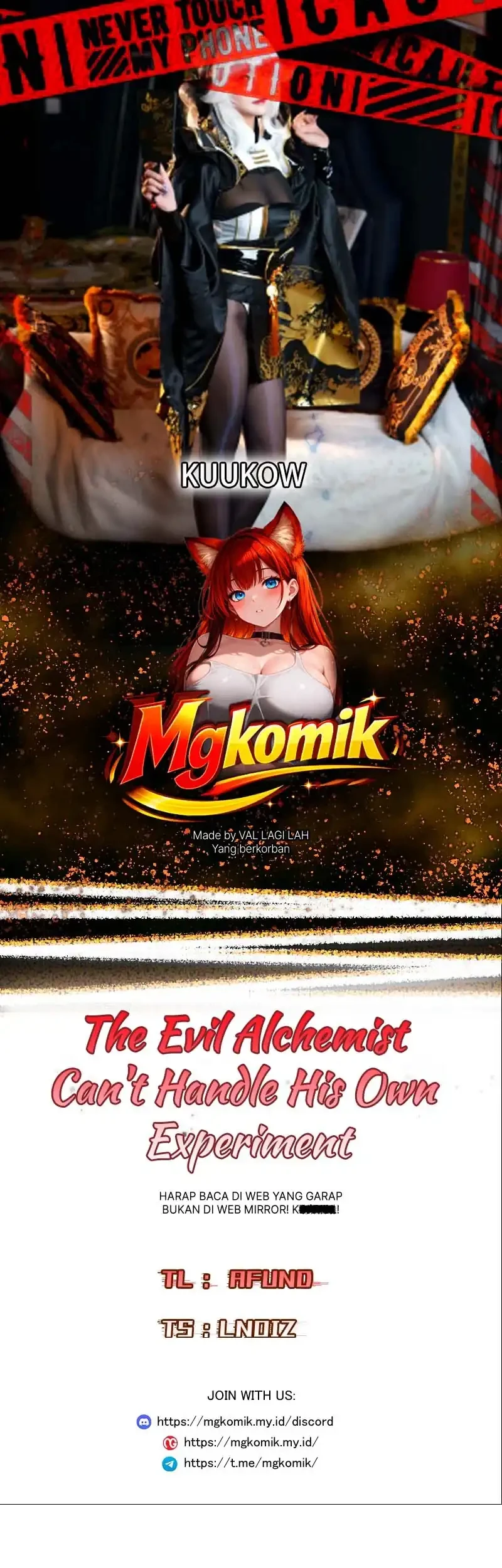 Komik The Evil Alchemist Can’t Handle His Own Experiment Chapter 77 gambar 1