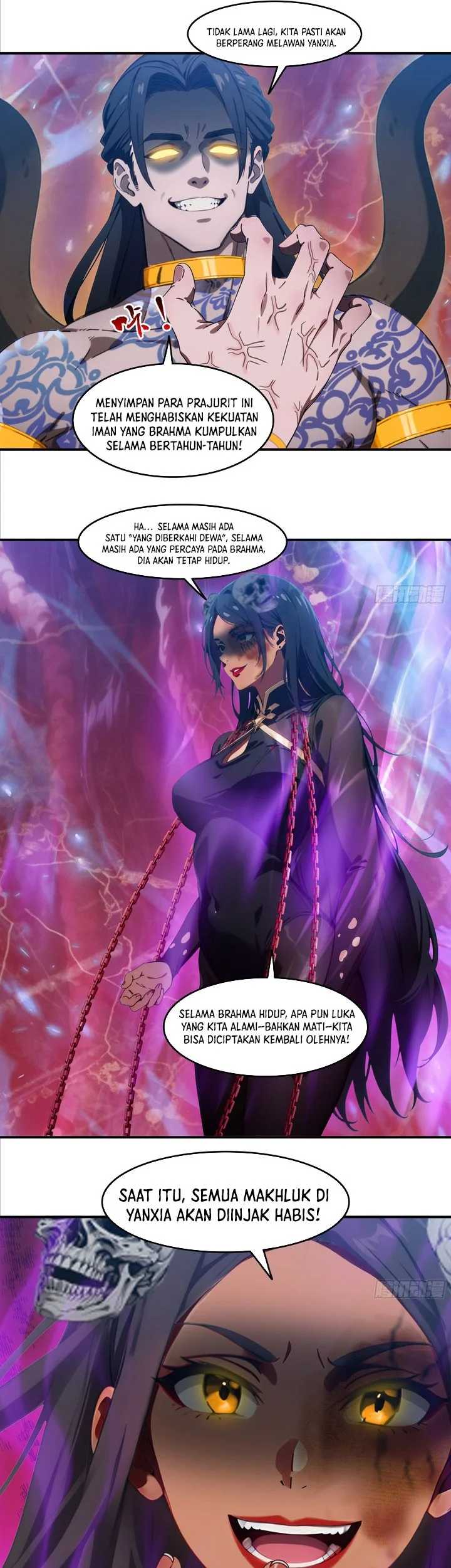 The Evil God Descends, I Own Great Hell Chapter 104 Gambar 19