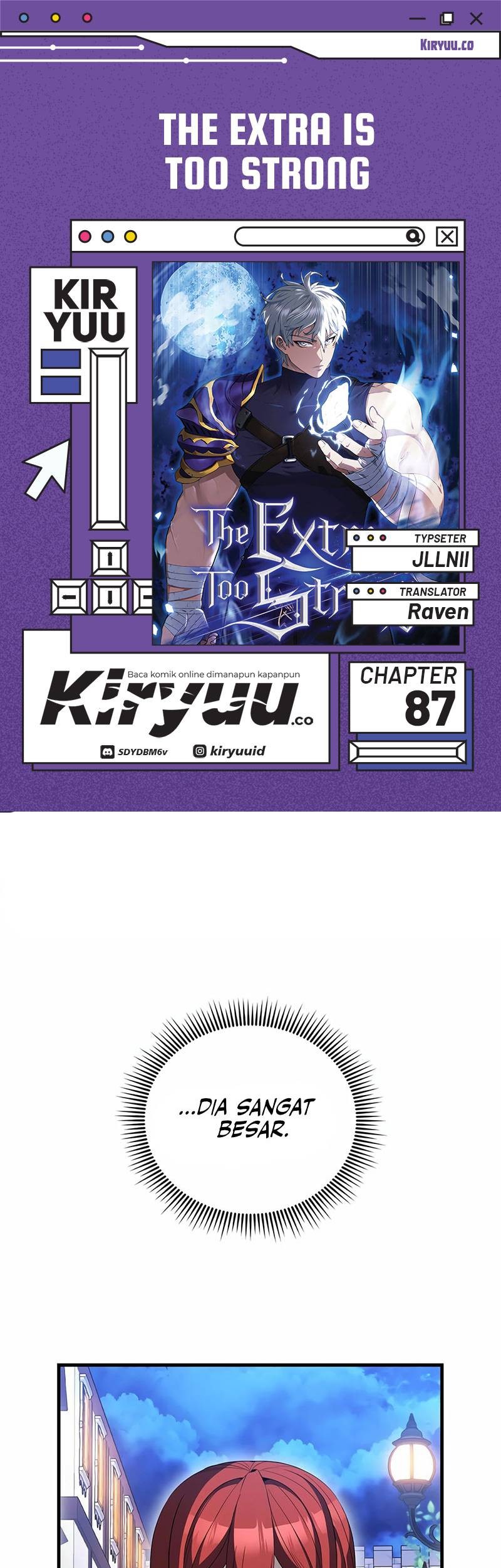 Komik The Extra is Too Strong Chapter 87 gambar nomor 1