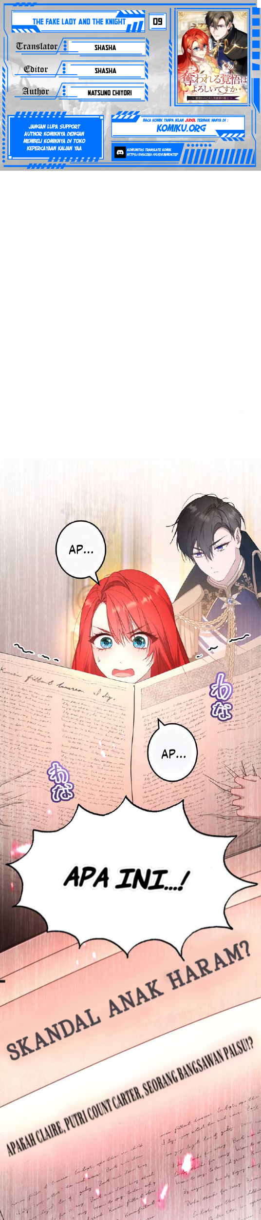 Baca Komik The Fake Lady and the Knight Chapter 09 Gambar 1