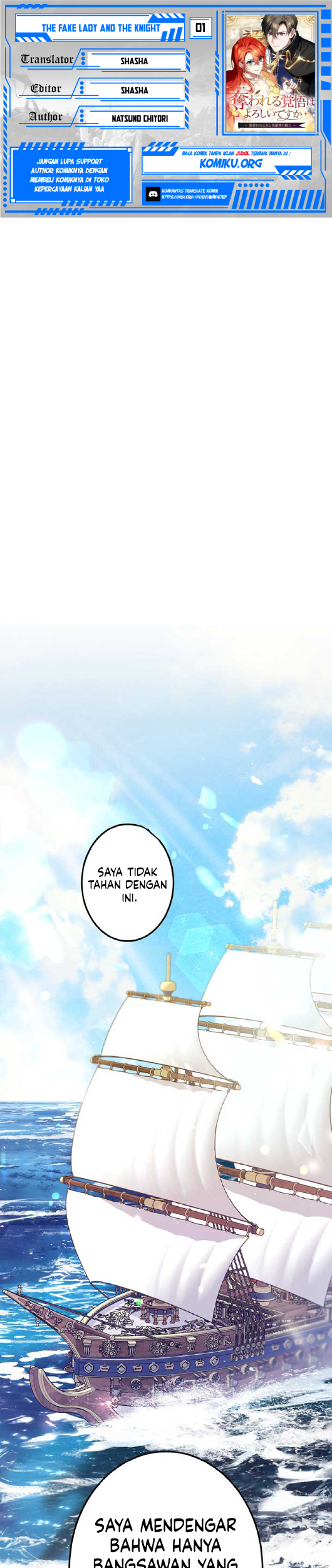 Baca Komik The Fake Lady and the Knight Chapter 1 Gambar 1