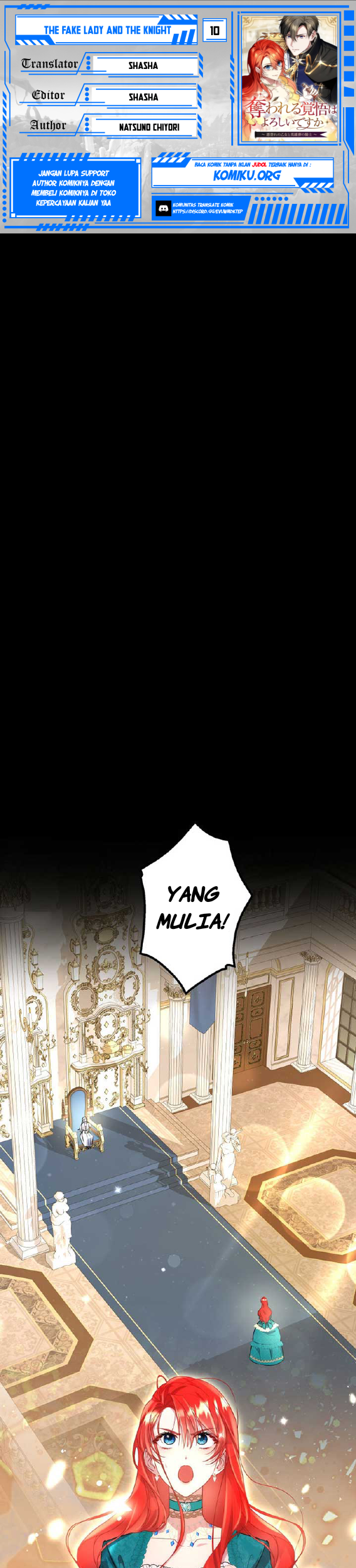 Baca Komik The Fake Lady and the Knight Chapter 10 Gambar 1