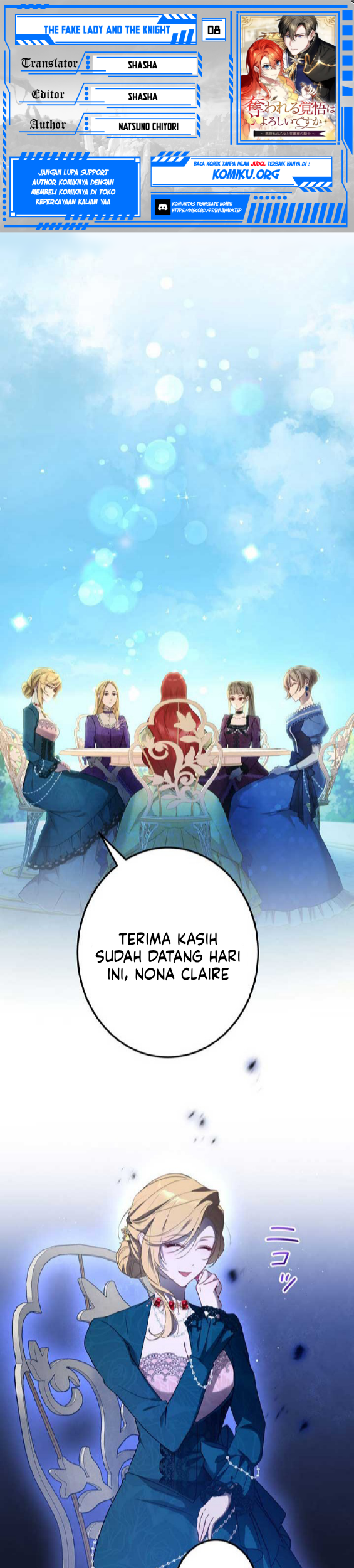 Baca Komik The Fake Lady and the Knight Chapter 8 Gambar 1