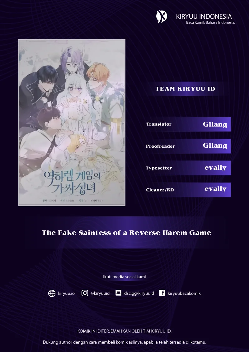 Komik The Fake Saintess of a Reverse Harem Game Chapter 2 gambar 1