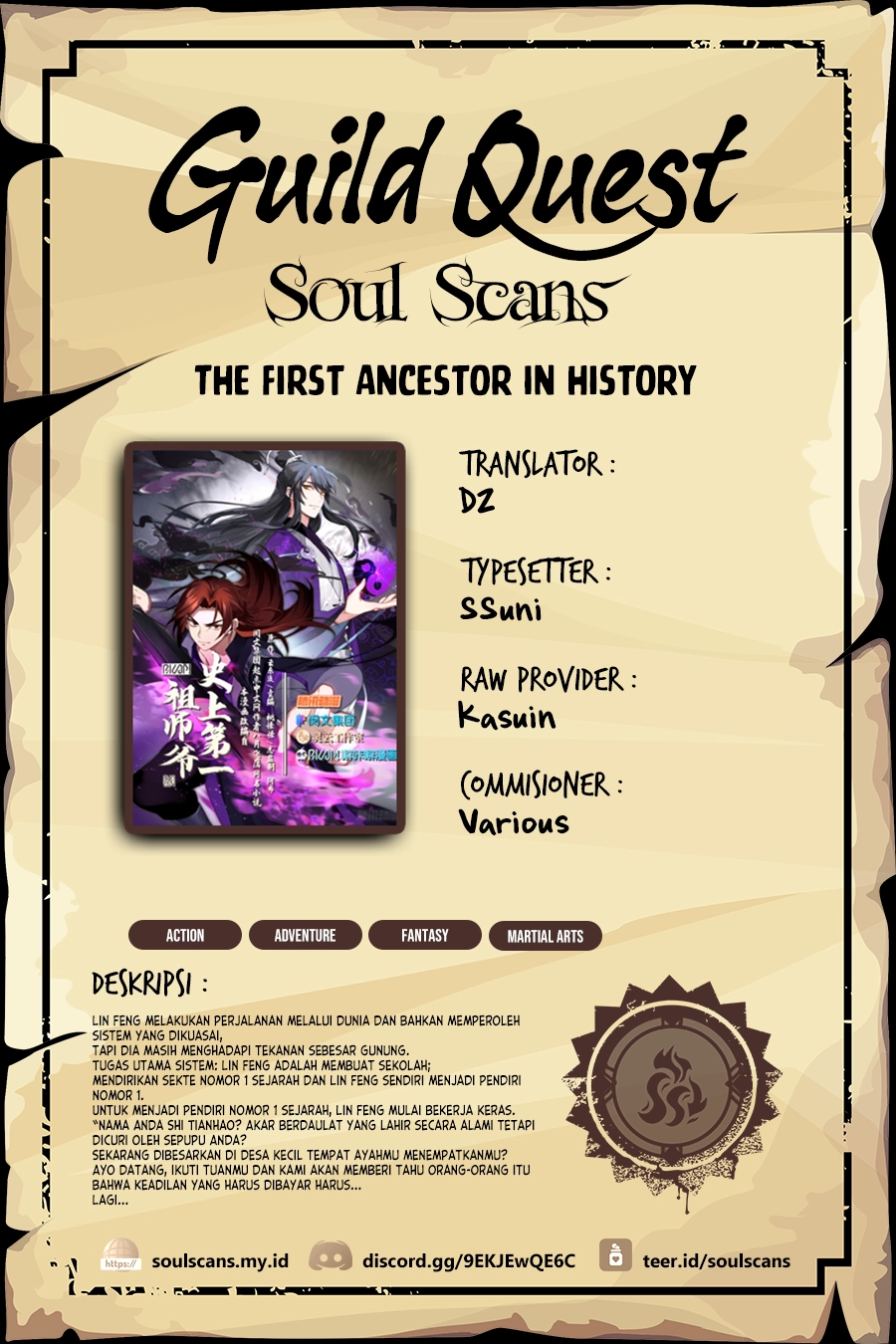 Baca Komik The First Ancestor in History Chapter 264 Gambar 1