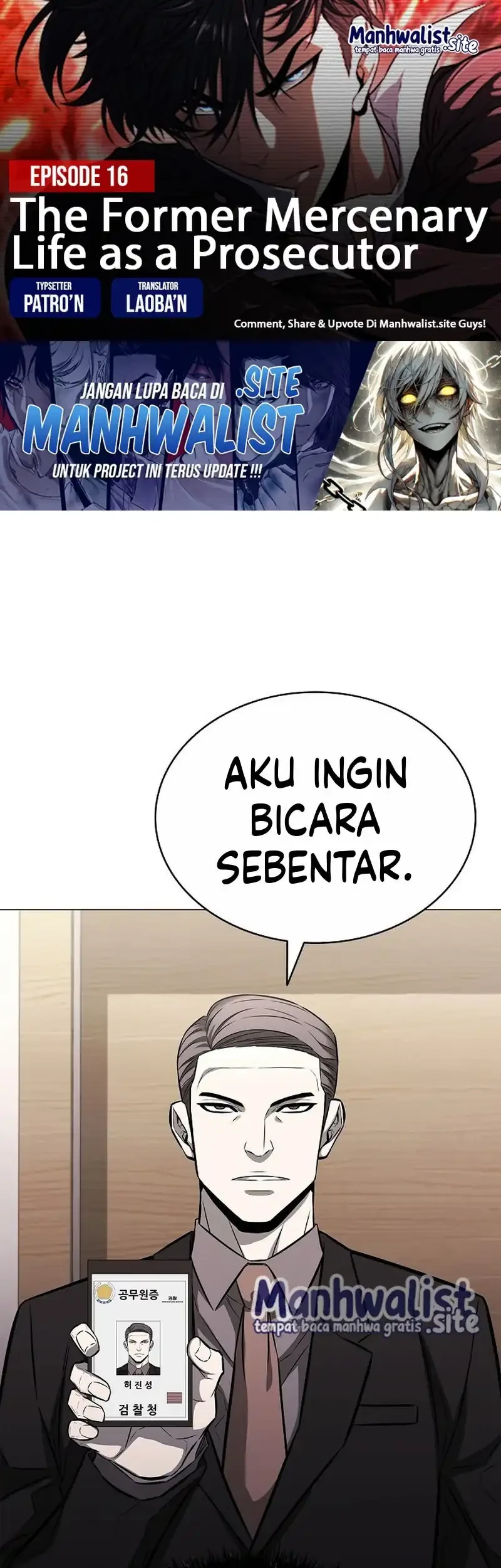 Komik The Former Mercenary’s Life as a Prosecutor Chapter 16 gambar 1