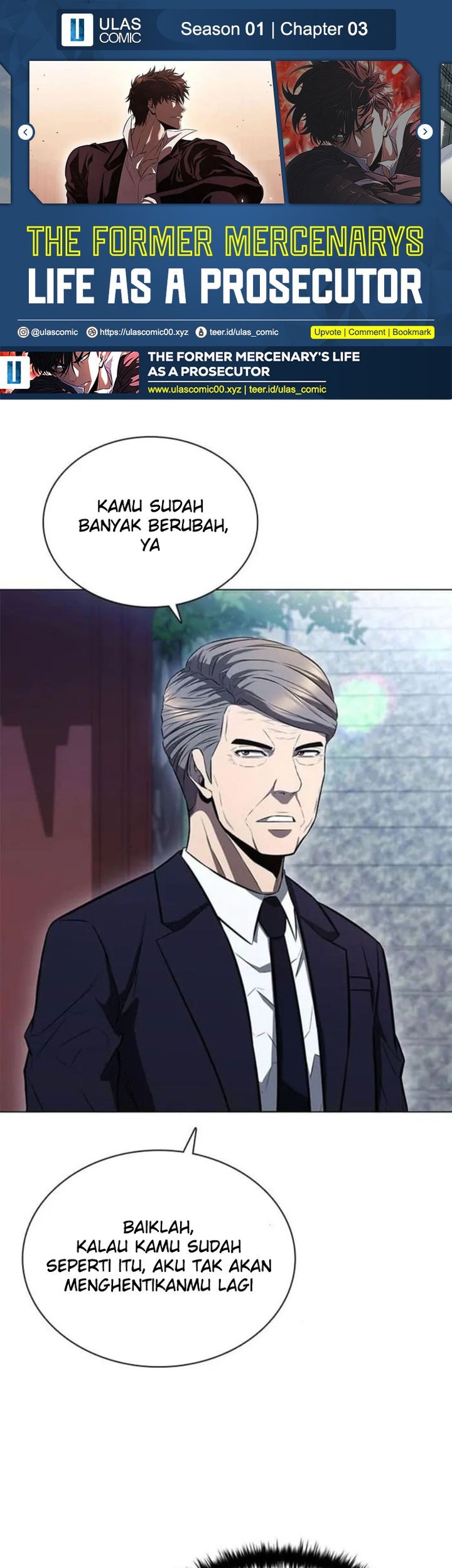 Baca Komik The Former Mercenary’s Life as a Prosecutor Chapter 3 Gambar 1