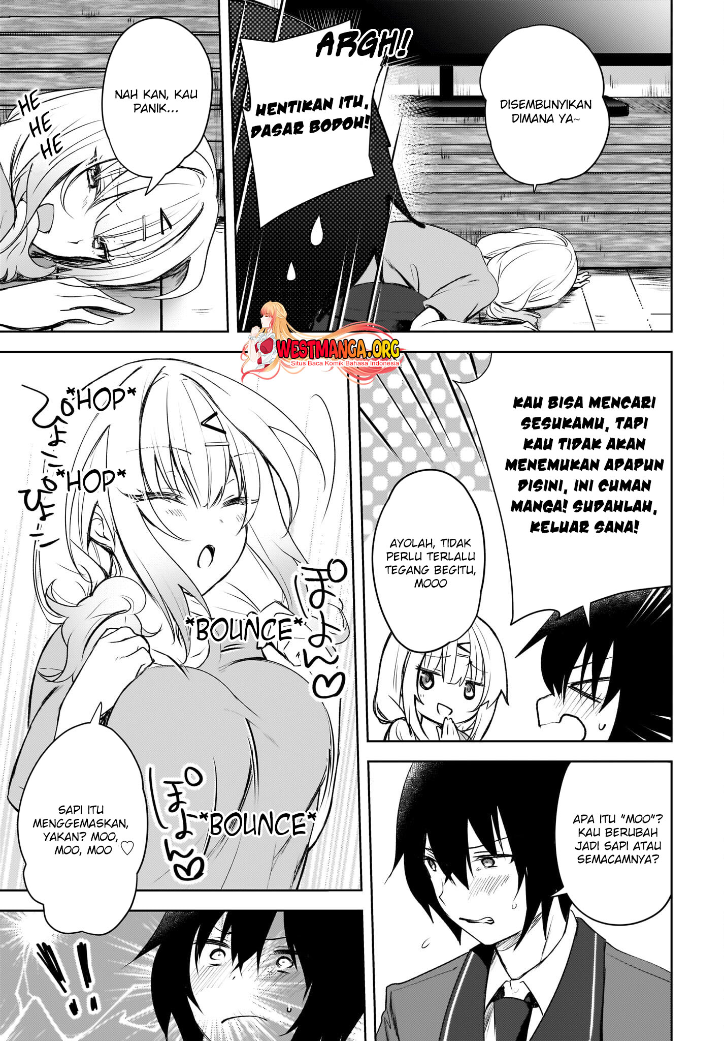Baca Manga The Gal Sitting Behind Me Likes Me -Maybe I’m Screwed Already- Chapter 1.2 Gambar 2