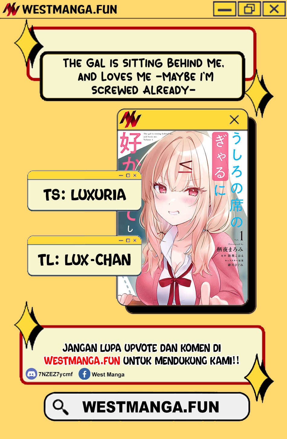 Baca Manga The Gal Sitting Behind Me Likes Me -Maybe I’m Screwed Already- Chapter 16 Gambar 2