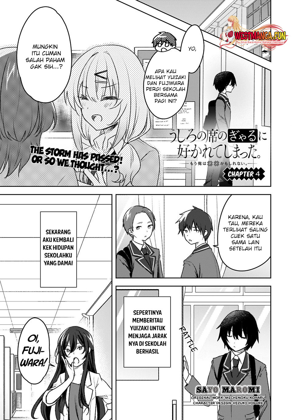 The Gal Sitting Behind Me Likes Me -Maybe I’m Screwed Already- Chapter 4 Gambar 3