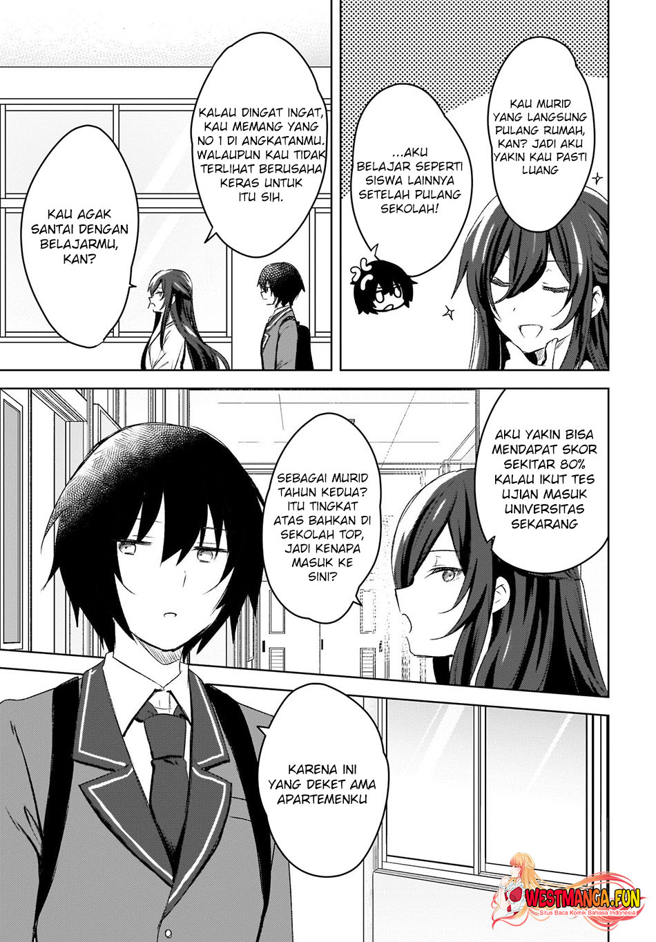 The Gal Sitting Behind Me Likes Me -Maybe I’m Screwed Already- Chapter 4 Gambar 5