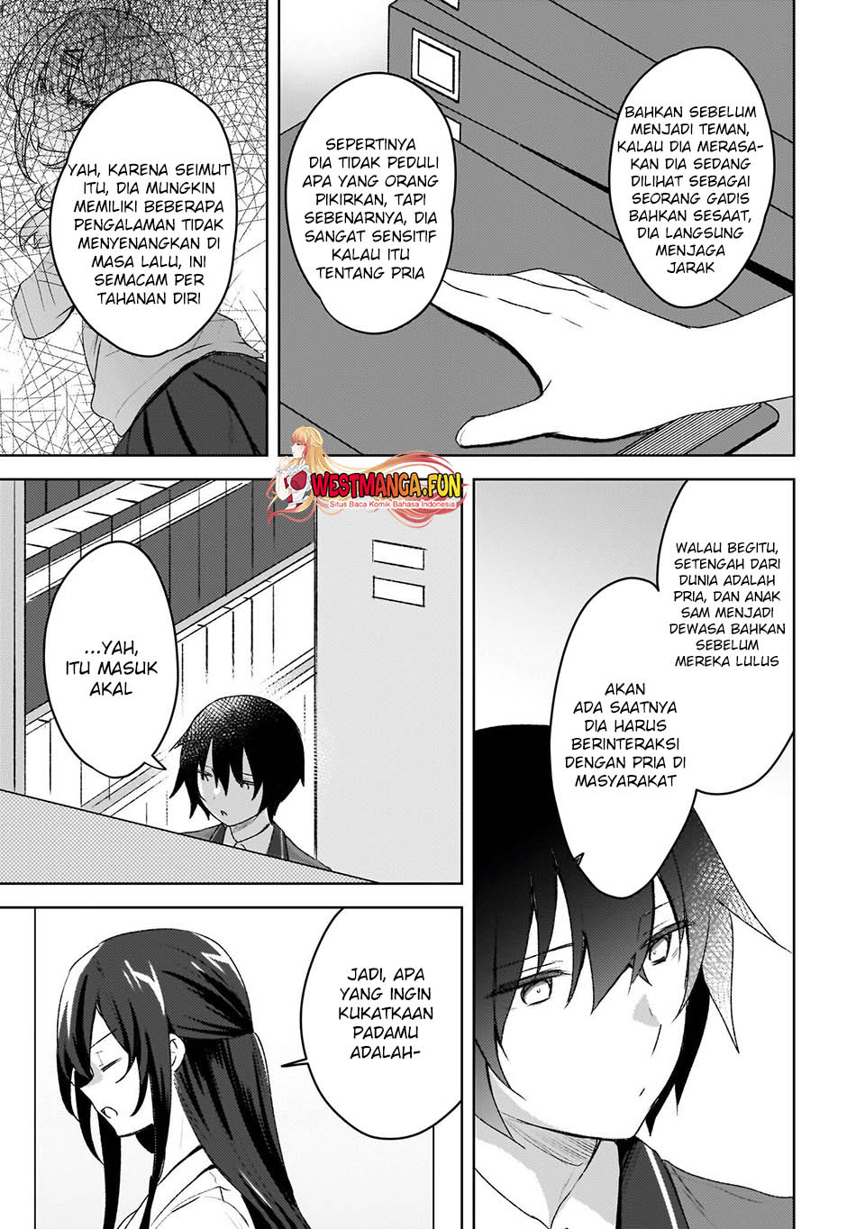 The Gal Sitting Behind Me Likes Me -Maybe I’m Screwed Already- Chapter 4 Gambar 9