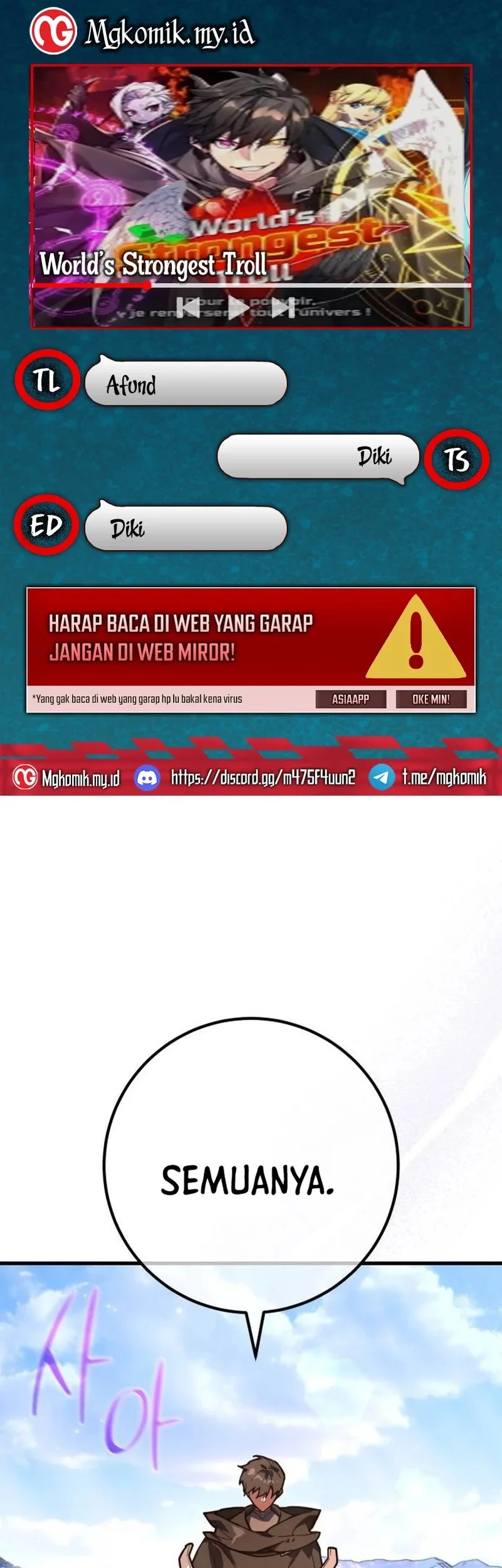 Komik The Game’s Greatest Troll Chapter 159 gambar nomor 1