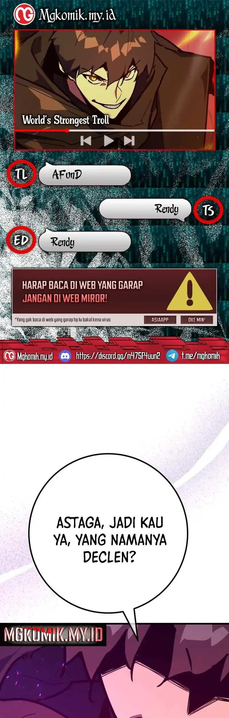 Komik The Game’s Greatest Troll Chapter 165 gambar 1