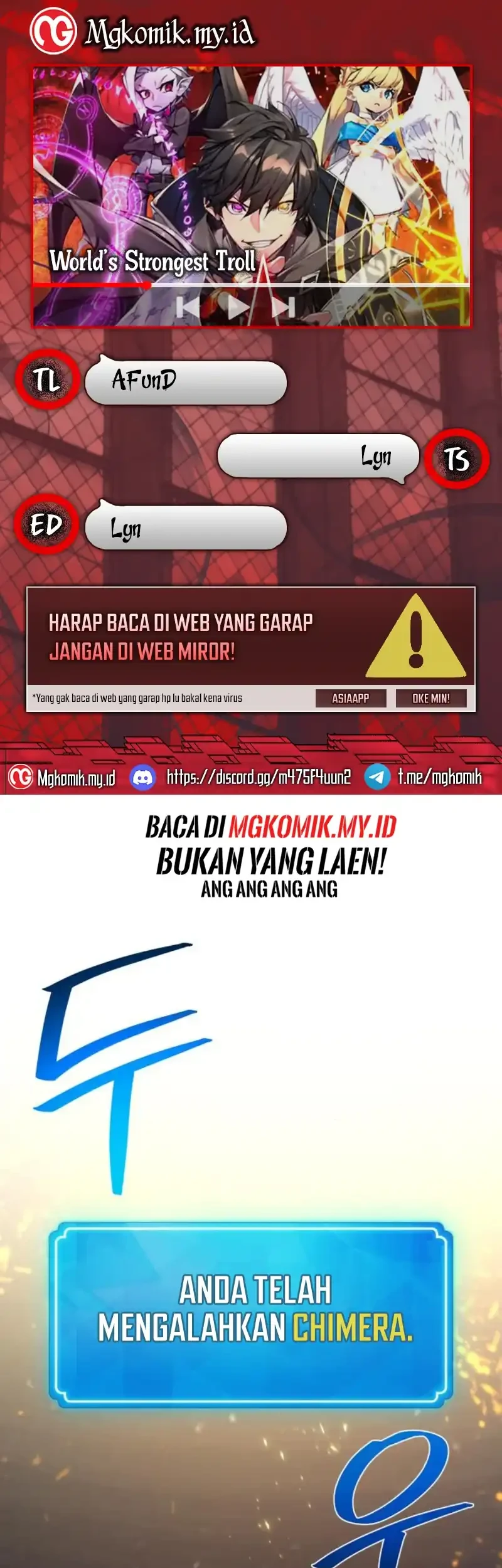 Komik The Game’s Greatest Troll Chapter 170 gambar 1