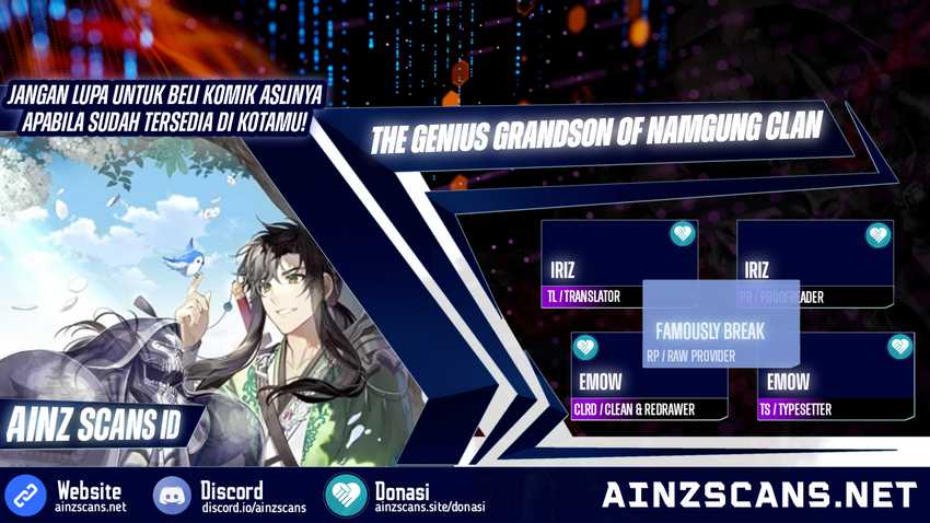 Baca Komik The Genius Grandson of Namgung Clan Chapter 20 Gambar 1