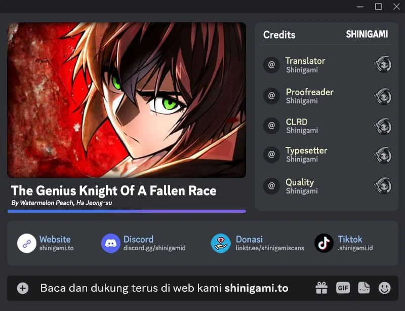 Komik The Genius Knight Of A Fallen Race Chapter 1 gambar 1
