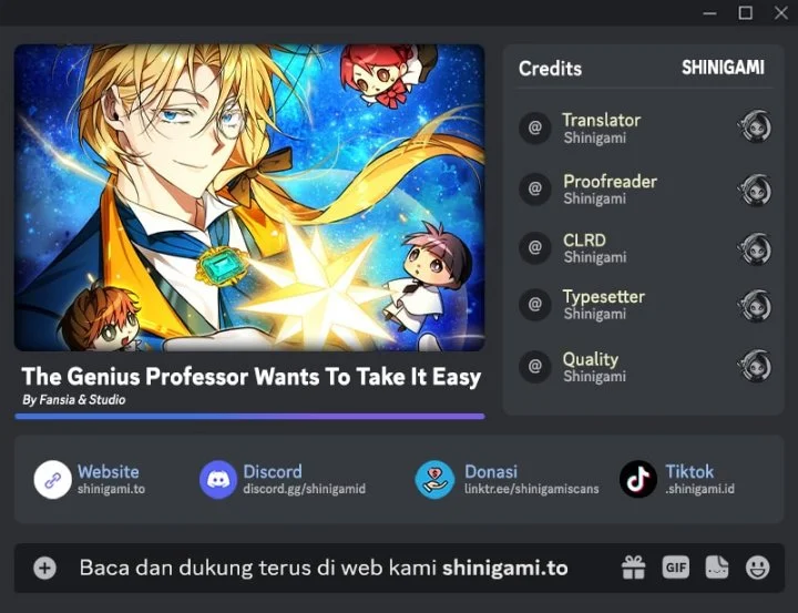 Komik The Genius Professor Wants an Easy Life Chapter 3 gambar 1