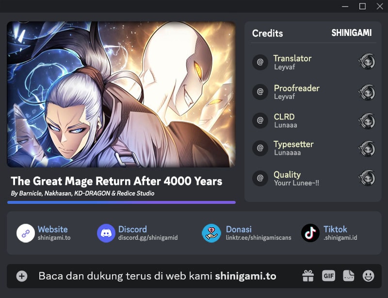 Baca Komik The Great Mage Returns After 4000 Years Chapter 202 Gambar 1