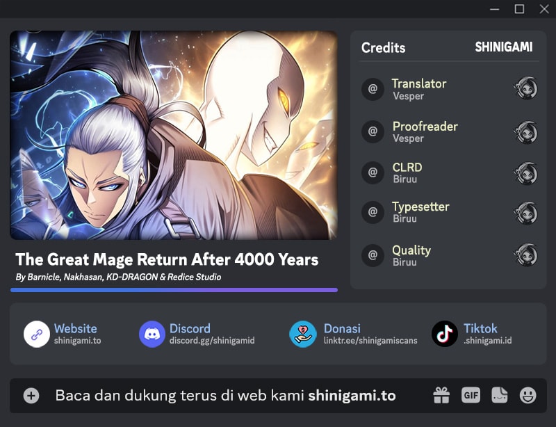 Baca Komik The Great Mage Returns After 4000 Years Chapter 214 Gambar 1
