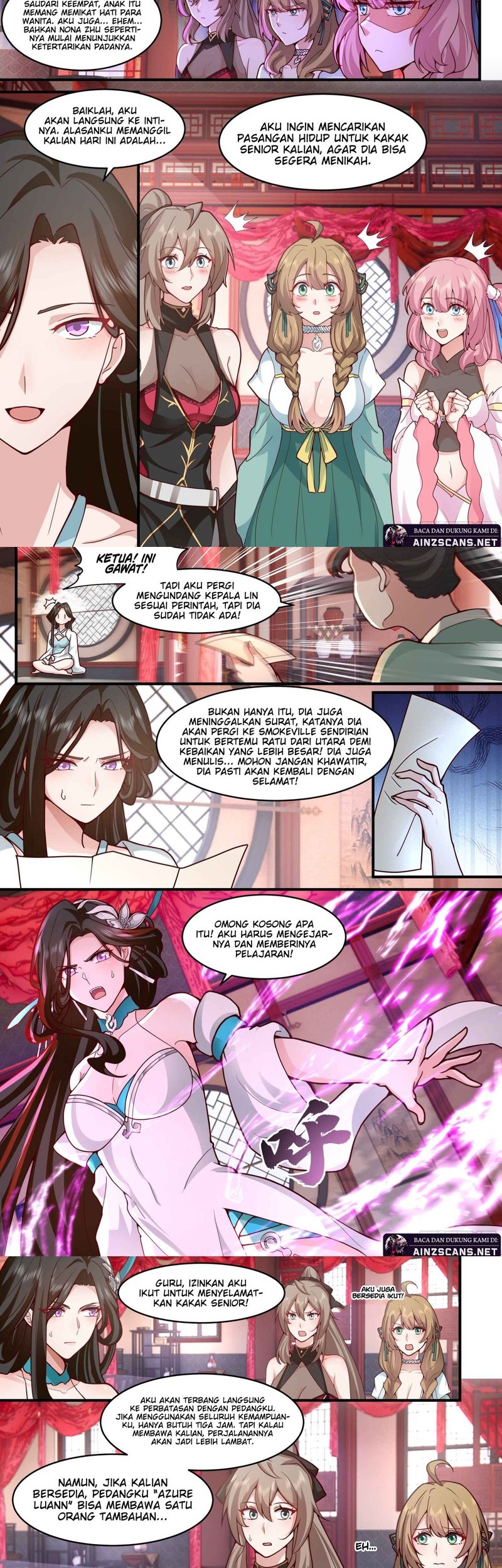 The Great Villain Senior Brother and All of His Yandere Junior Sisters Chapter 140 Gambar 6