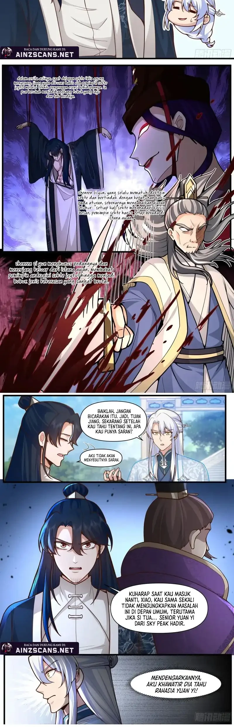 Manhua The Great Villain Senior Brother and All of His Yandere Junior Sisters Chapter 162 gambar nomor 2