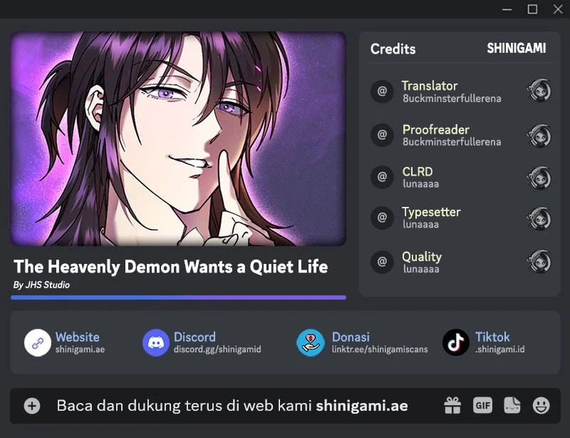 Komik The Heavenly Demon Wants A Quiet Life Chapter 103 gambar 1