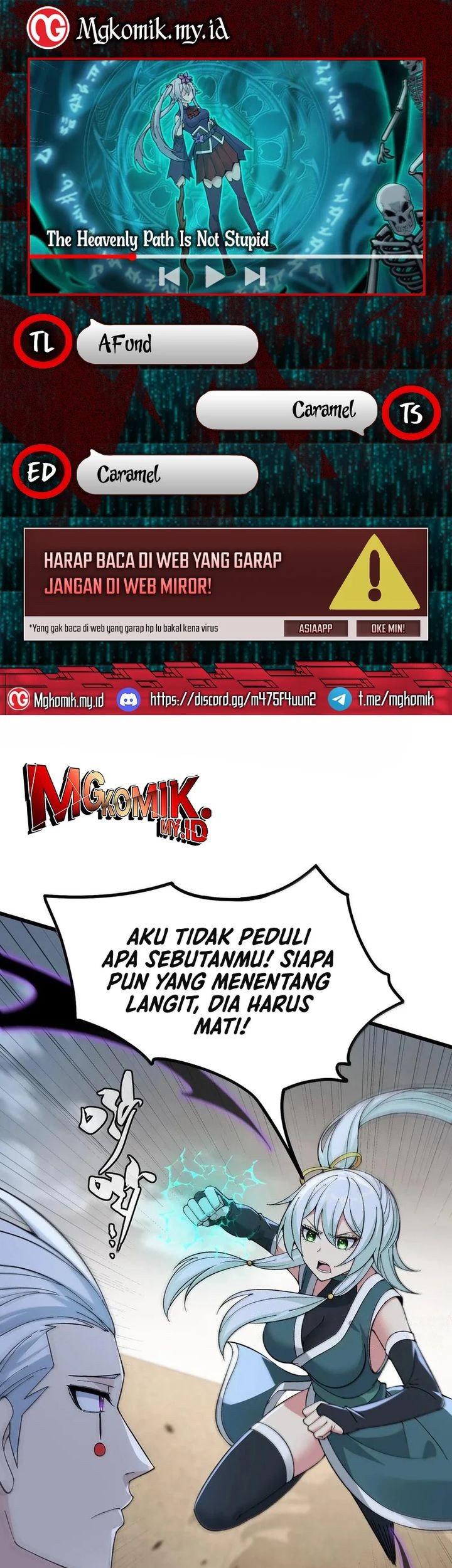 Baca Komik The Heavenly Path Is Not Stupid Chapter 104 Gambar 1