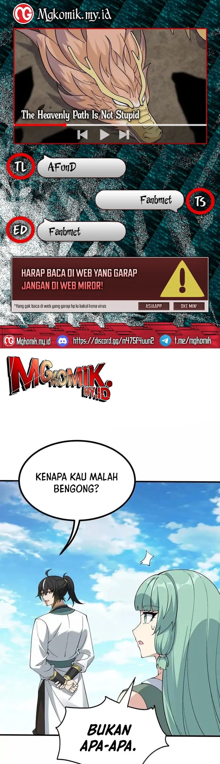 Baca Komik The Heavenly Path Is Not Stupid Chapter 108 Gambar 1