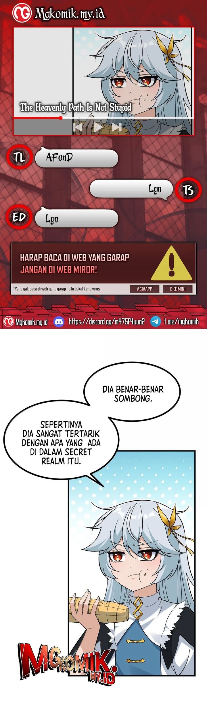 Baca Komik The Heavenly Path Is Not Stupid Chapter 114 Gambar 1