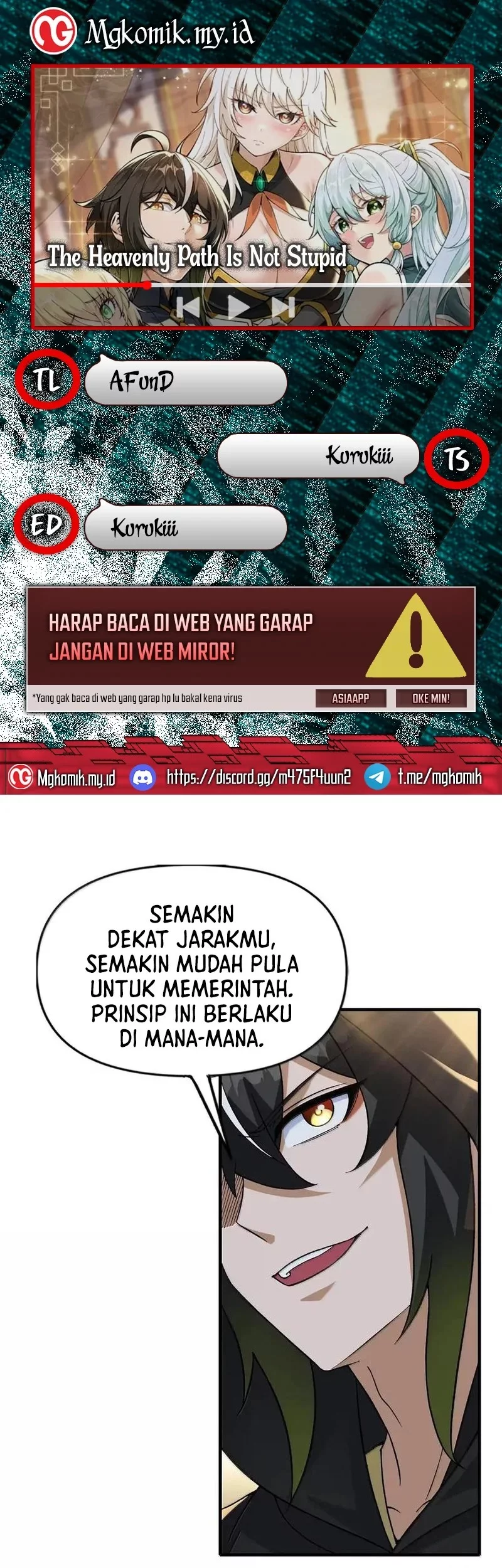 Baca Komik The Heavenly Path Is Not Stupid Chapter 144 Gambar 1